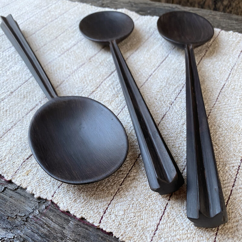 Qasa Qasa African Blackwood Cooking Utensils Tinsmiths