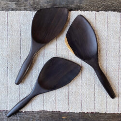 Qasa Qasa African Blackwood Rice Paddle Tinsmiths