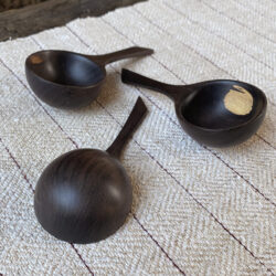 Qasa Qasa Coffee Scoop African Blackwood Tinsmiths