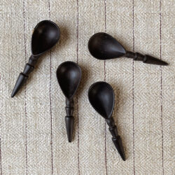 Qasa Qasa African Blackwood Spice Spoon Tinsmiths