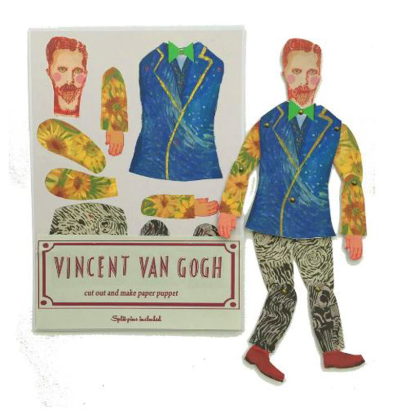 Vincent Van Gogh Cut Out Puppet Wini-Tapp Tinsmiths