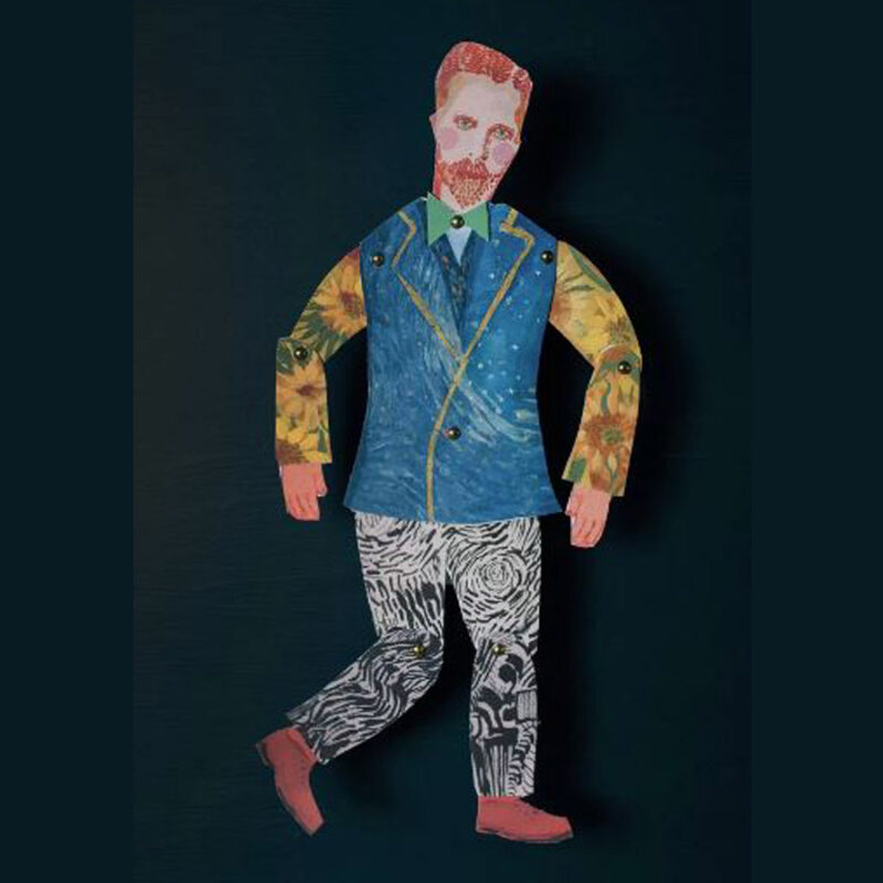 Vincent Van Gogh - Cut out & Make Paper Puppety - Image 2