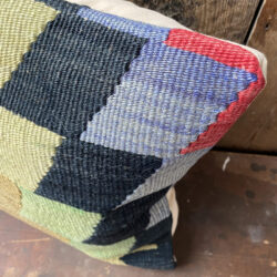 Vintage Repurposed Wool Kilim Cushion Tinsmiths of Ledbury