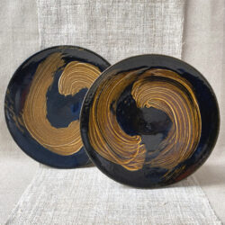 Kat Wheeler Pottery Ceramics Slipware Tinsmiths Ledbury Dish