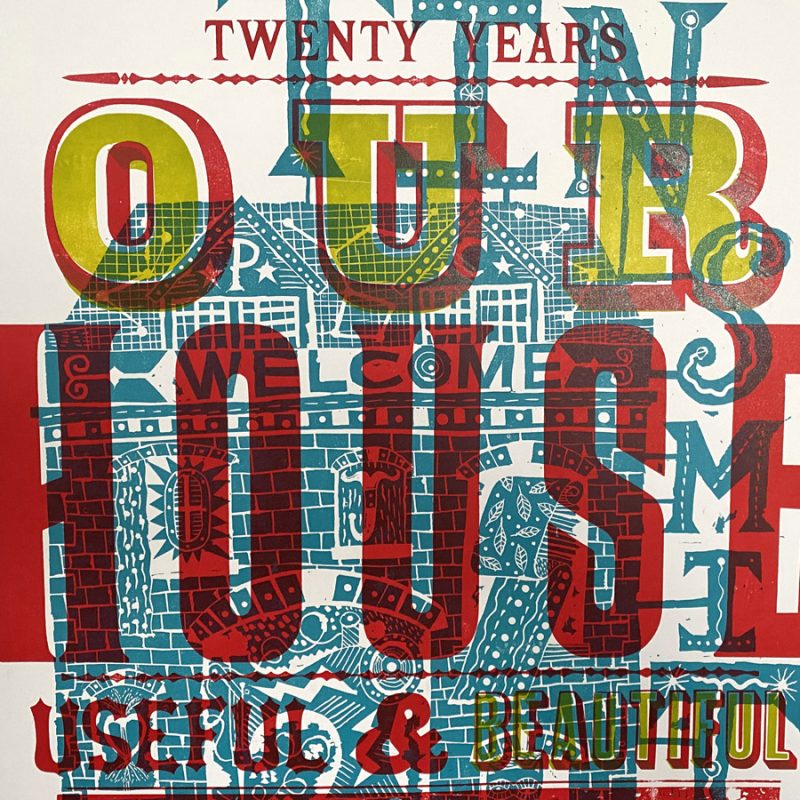 Our House Letterpress Poster - Jonny Hannah - Image 2