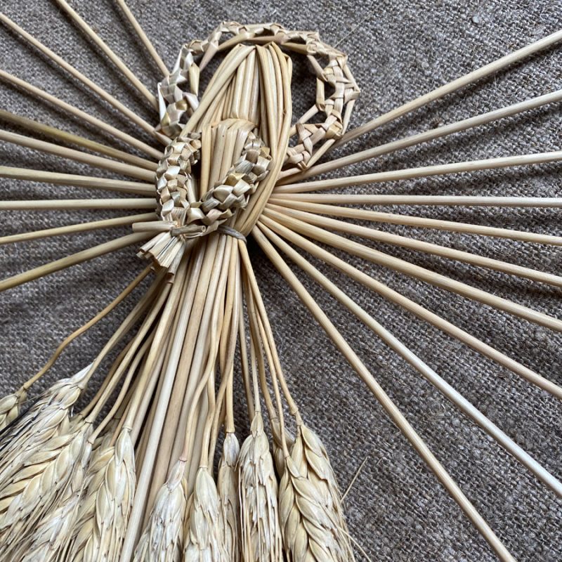 Angel Tree Topper Corn Dolly CWW6 - Image 3