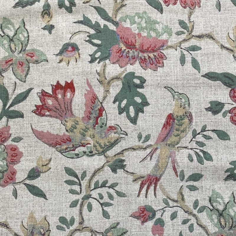 Extra Wide Ellen - Soft Green and Strawberry Red - Image 4