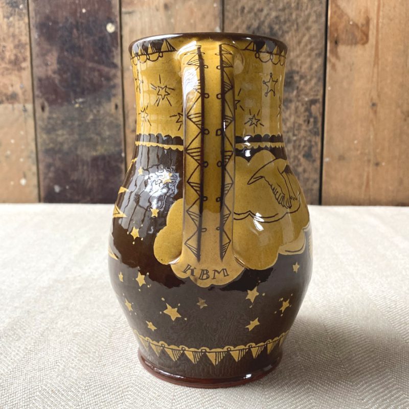 Katie B Morgan Slipware Jug - Flying Geese SORKMJ16 - Image 3