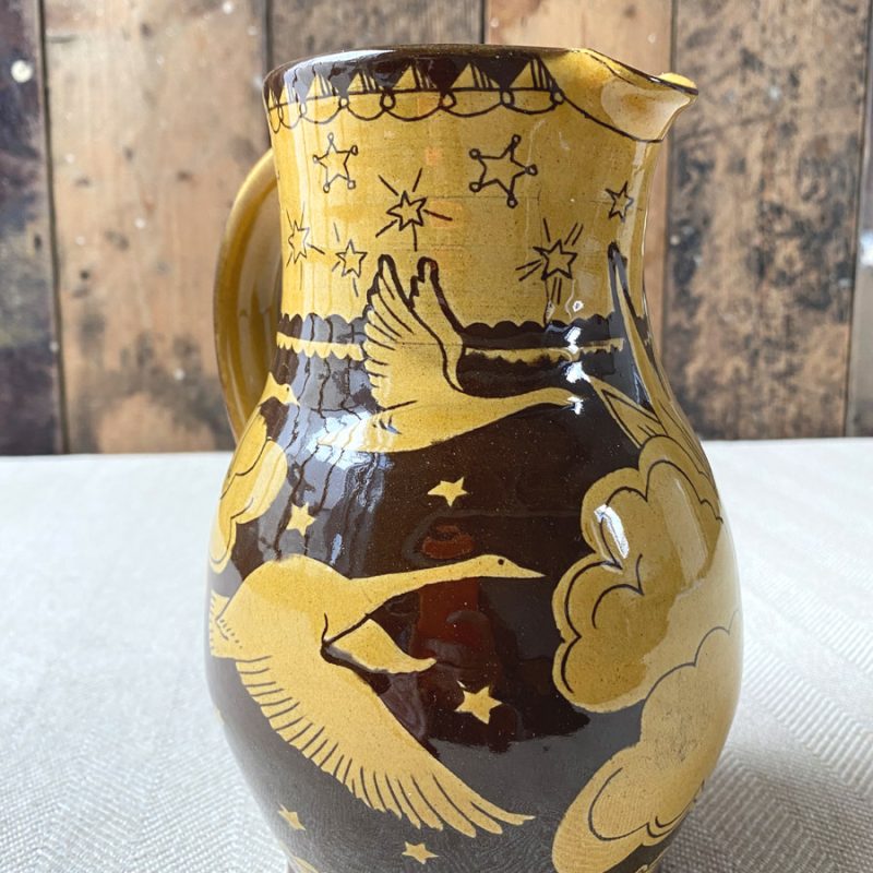 Katie B Morgan Slipware Jug - Flying Geese SORKMJ16 - Image 4