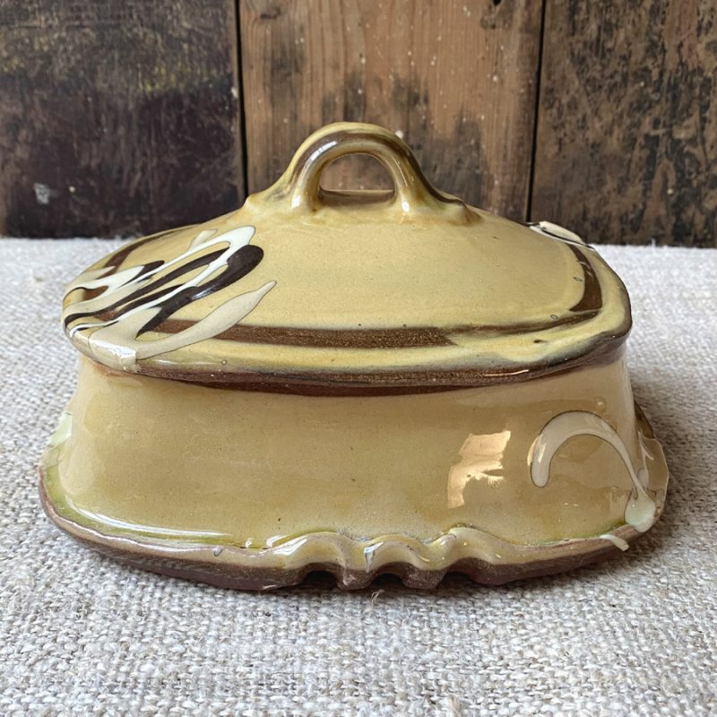 Patia Davis Butter Dish - Cream DPBD1 - Image 3