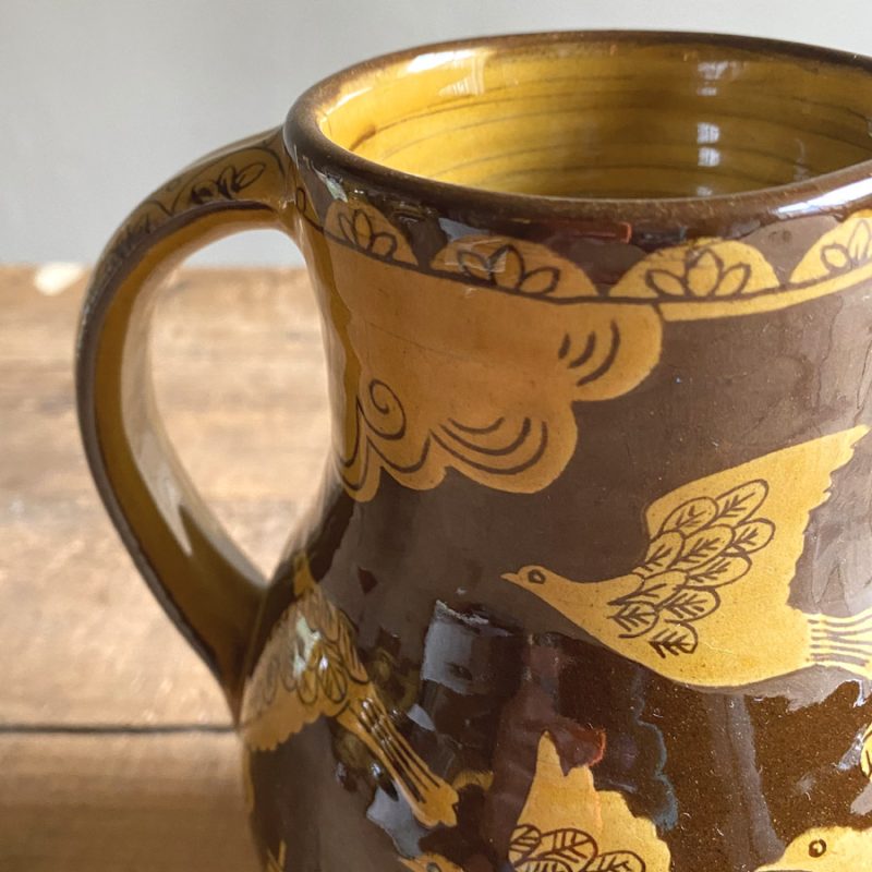 Katie B Morgan Slipware Jug - Flying Pigeons SORKMJ20 - Image 4