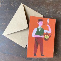 Marion Elliot Concertina Card Measham Teapot Tinsmiths Ledbury