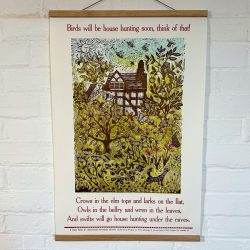 Jen Whiskerd Letterpress Poster Tilley Printing Tinsmiths Ledbury