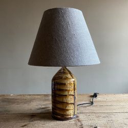 Russell Kingston Slipware Lamp Tinsmiths Ledbury