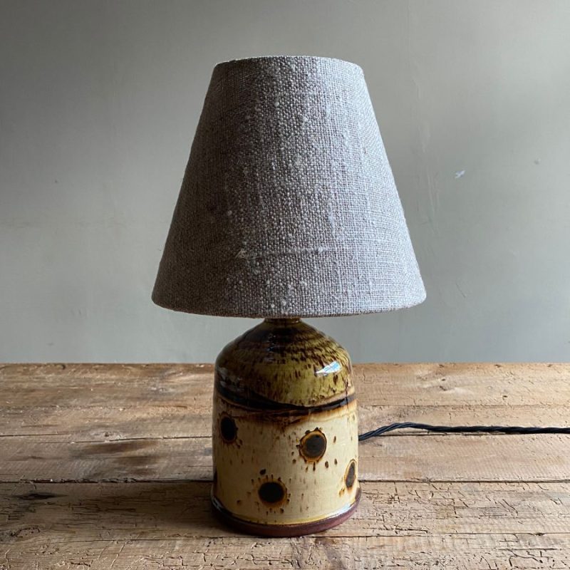 Russell Kingston Slipware Lamp Tinsmiths Ledbury