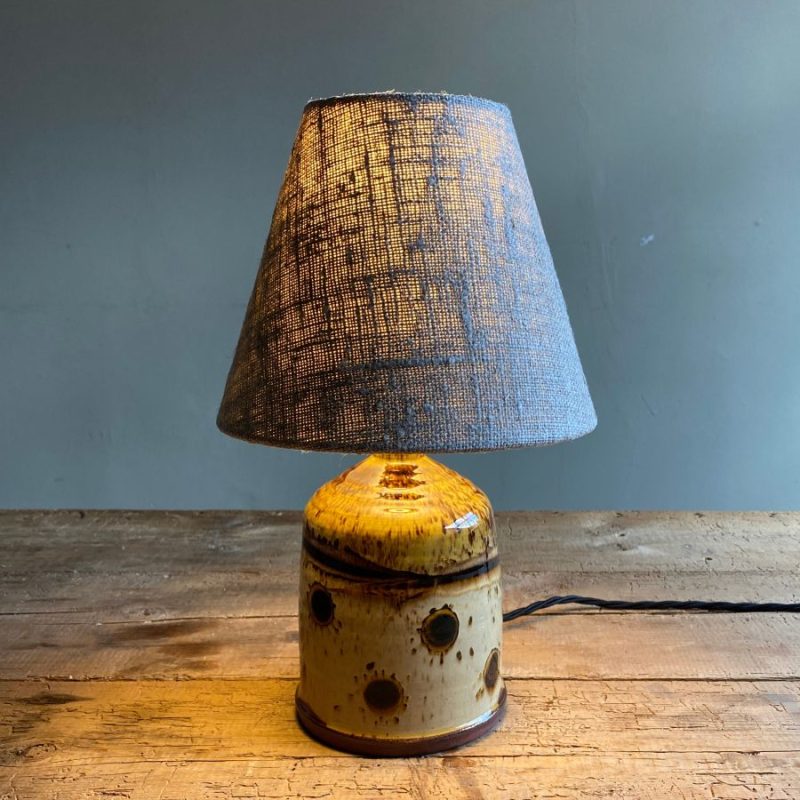 Russell Kingston Slipware Lamp Tinsmiths Ledbury