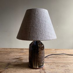 Russell Kingston Slipware Lamp Tinsmiths Ledbury
