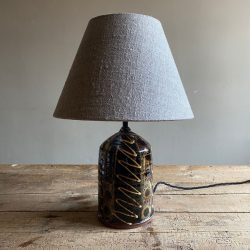 Russell Kingston Slipware Lamp Tinsmiths Ledbury