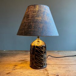 Russell Kingston Slipware Lamp Tinsmiths Ledbury
