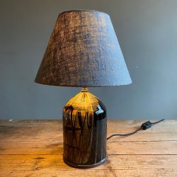 Russell Kingston Slipware Lamp Tinsmiths Ledbury
