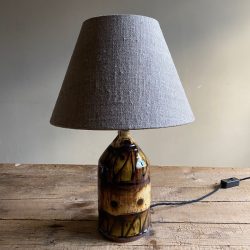 Russell Kingston Slipware Lamp Tinsmiths Ledbury