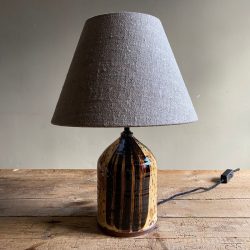Russell Kingston Slipware Lamp Tinsmiths Ledbury