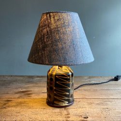 Russell Kingston Slipware Lamp Tinsmiths Ledbury