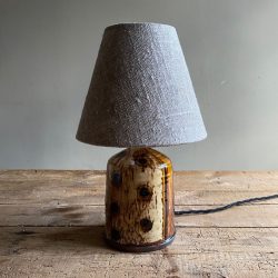 Russell Kingston Slipware Lamp Tinsmiths Ledbury