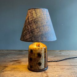 Russell Kingston Slipware Lamp Tinsmiths Ledbury