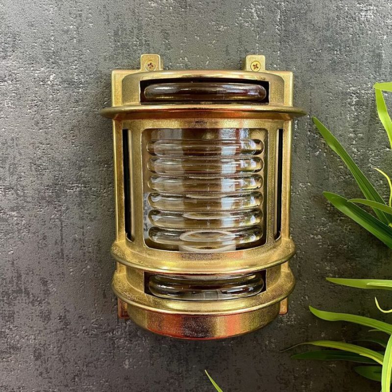 Brass Bulkhead Wall Light Tinsmiths Ledbury