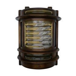The Antique brass fittings start off as raw brass