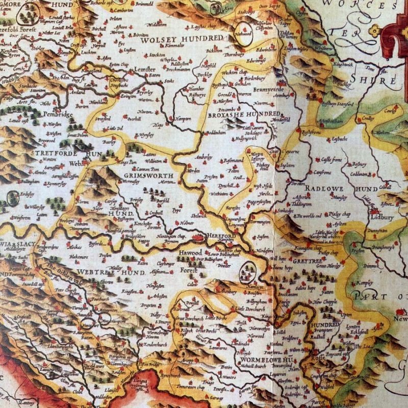 Herefordshire Jigsaw Map Tinsmiths Ledbury