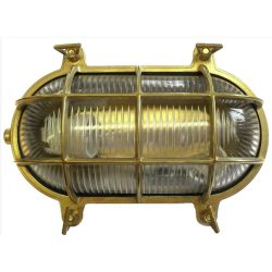 Large Brass Bulkhead Light Tinsmiths Ledbury