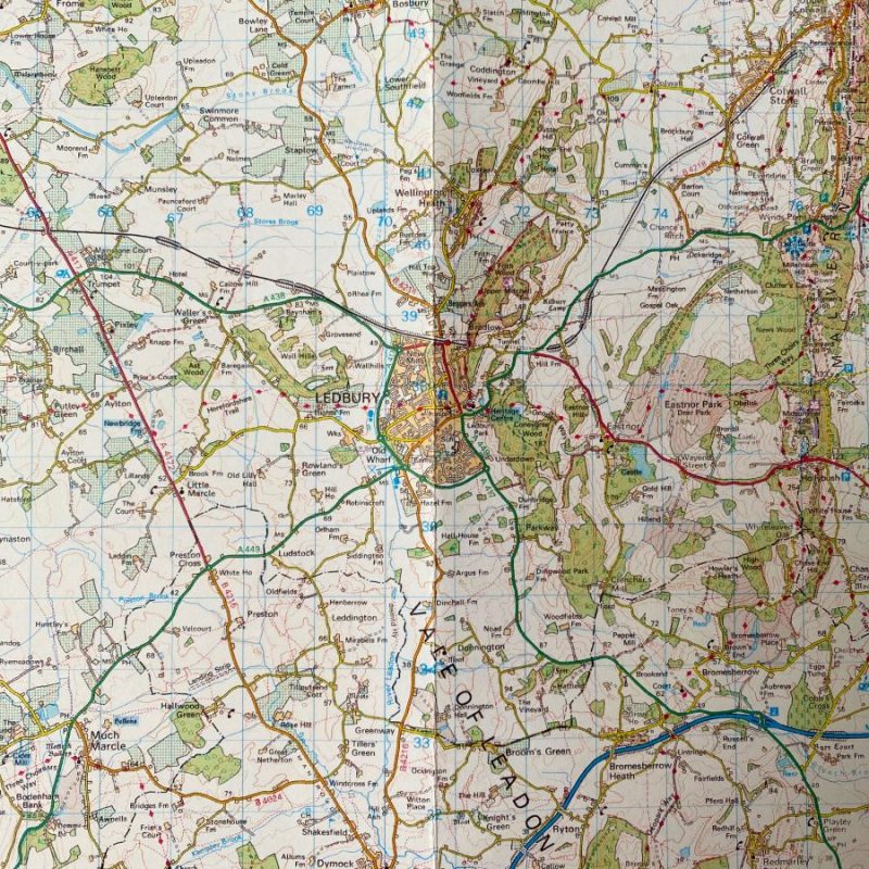 Herefordshire Jigsaw Map Tinsmiths Ledbury