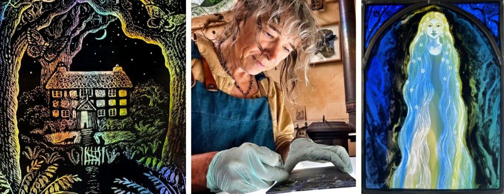 Tamsin Abbott Stained Glass Collage Tinsmiths Ledbury