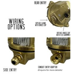 Brass Bulkhead Light Tinsmiths Ledbury