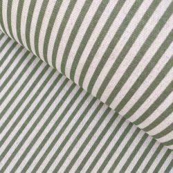 Etta Stripe sage green stripe curtain fabric