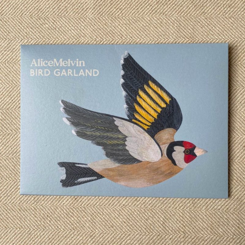Alice Melvin Illustrated Bird Garland Bunting Tinsmiths Ledbury