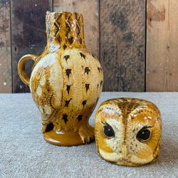 Carole Glover Owl Jug Tinsmiths Ledbury