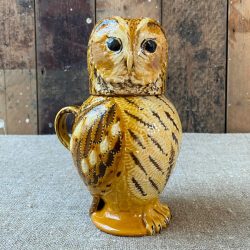 Carole Glover Owl Jug Tinsmiths Ledbury