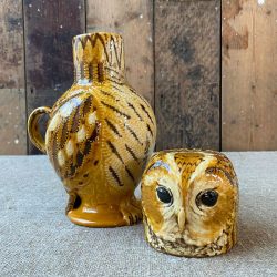 Carole Glover Owl Jug Tinsmiths Ledbury