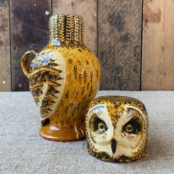 Carole Glover Owl Jug Tinsmiths Ledbury