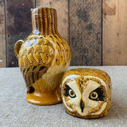 Carole Glover Owl Jug Tinsmiths Ledbury