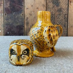 Carole Glover Owl Jug Tinsmiths Ledbury