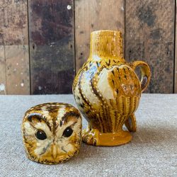 Carole Glover Owl Jug Tinsmiths Ledbury