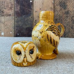 Carole Glover Owl Jug Tinsmiths Ledbury