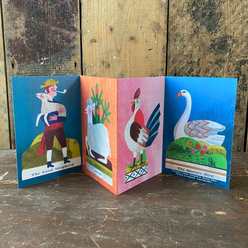 Marion Elliott illustrated cards Tinsmiths Ledbury