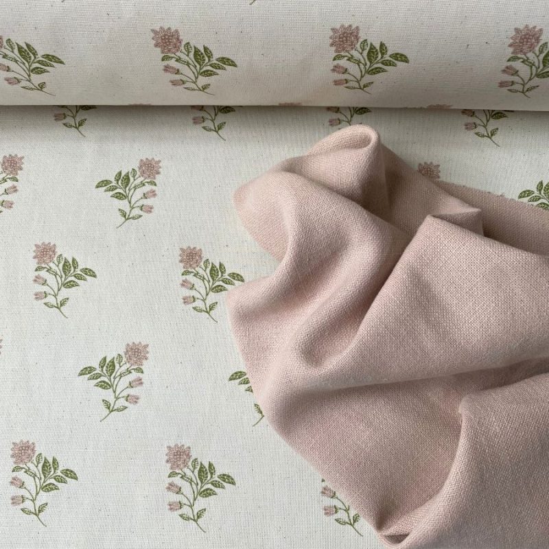 Lavenham Linen Fabric Calamine Tinsmiths Ledbury