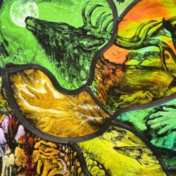 Tamsin Abbott Giclee Print Stained Glass Tinsmiths Ledbury